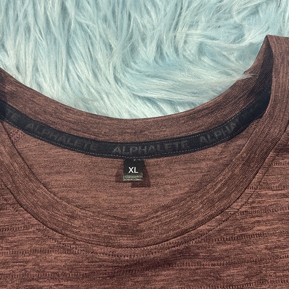 Alphalete Hero Seamless Tee Sparrow Short Sleeve Size XL - Picture 3 of 8